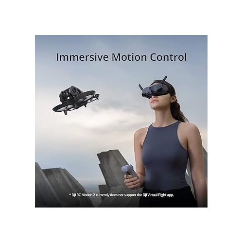 디제이아이 DJI RC Motion 2 - Immersive Smart Controller, Multidirectional Operation, Multifunctional and Intuitive Drone Accessory for FPV, Multi-Model Compatibility