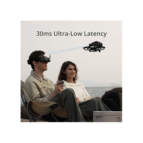 디제이아이 DJI Goggles Integra - Lightweight and Portable FPV Goggles, Integrated Design, Micro-OLED Screens, DJI O3+ Video Transmission, HD Low-Latency, Compatible with DJI Avata and more