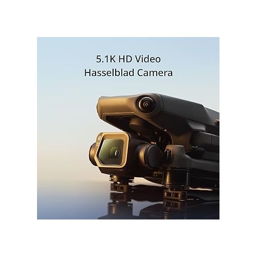 디제이아이 DJI Mavic 3 Classic (Drone Only), Drone with 4/3 CMOS Hasselblad Camera, 5.1K HD Video, 46-Min Flight Time, Omnidirectional Obstacle Sensing, Remote Controller Sold Separately, FAA Remote ID Compliant