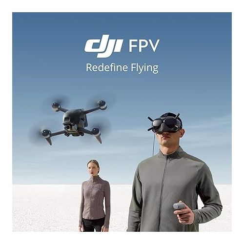 디제이아이 DJI FPV Drone Combo with Remote Controller and Goggles CP.FP.00000001.01 (Renewed)