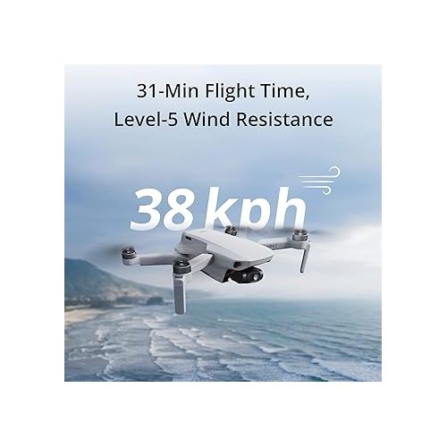 디제이아이 DJI Mini 2 SE Fly More Combo, Mini Drone with 10km Video Transmission, 3 Batteries for 93 Mins Max Flight Time, Under 249 g, QHD Video, Auto Return to Home, QuickShots, Drone with Camera for Beginners