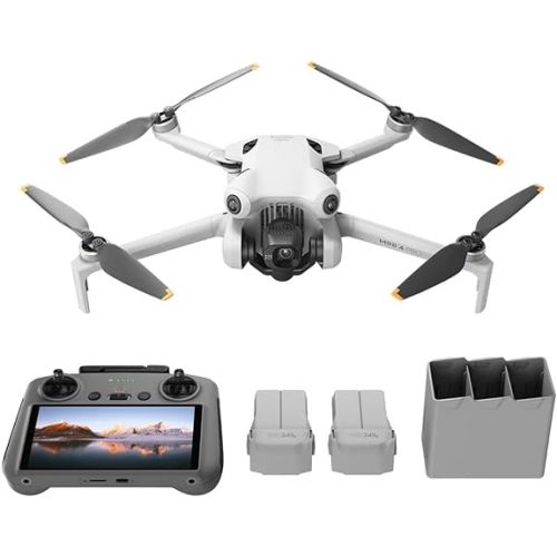 디제이아이 NEW DJI Mini 4 Pro Drone Fly More Combo, Bundle with DJI Mini 4 Pro Care Refresh 2-Year Plan for Aerial Photography Enthusiasts With 20