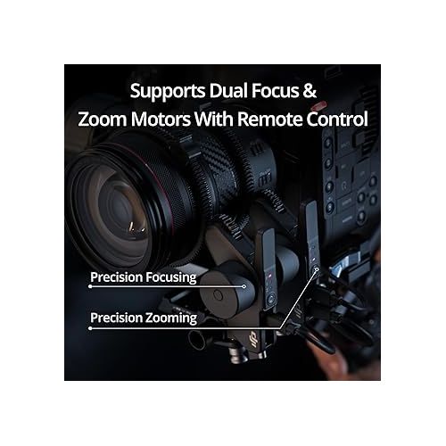 디제이아이 DJI RS 4 Pro, 3-Axis Gimbal Stabilizer for DSLR & Cinema Cameras Canon/Sony/Panasonic/Nikon/Fujifilm, 2nd-Gen Native Vertical Shooting, 4.5kg (10lbs) Payload, Dual Focus & Zoom Motors