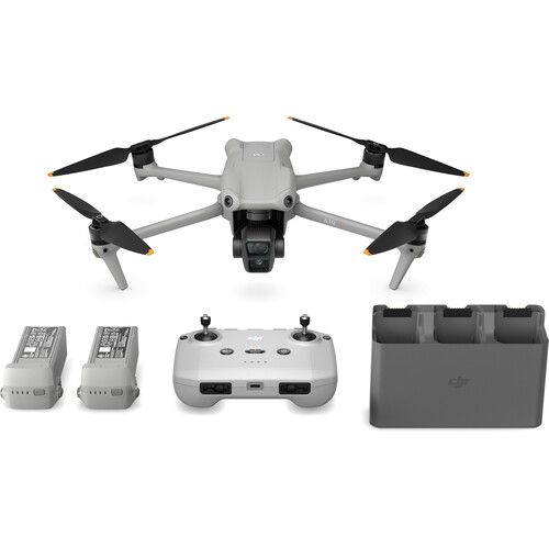 디제이아이 DJI Air 3 Drone Fly More Combo with RC-N2, Nanuk 920 Case & 256GB Memory Kit