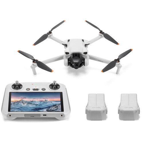 디제이아이 DJI Mini 3 with DJI RC Remote and Hard-Shell Case Kit (Fly More Combo)