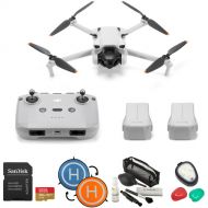 DJI Mini 3 Drone with RC-N1 Remote & Memory Kit (Fly More Combo)