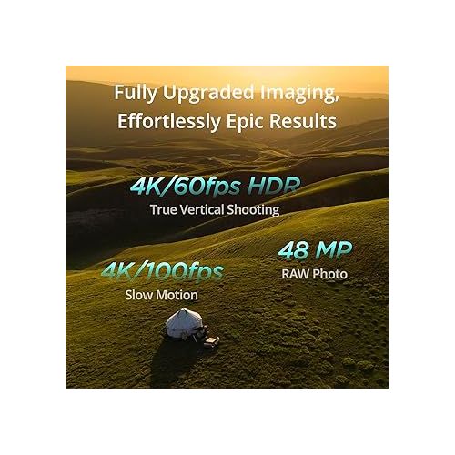 디제이아이 DJI Mini 4 Pro Folding Drone with RC 2 Remote (With Screen) Fly More Combo Plus, 4K HDR, Under 249g, Omnidirectional Sensing, 3 Plus Batteries Bundle with 1 Year DJI Care Refresh Plan & Accessories