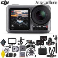 [아마존베스트]DJI Osmo Action 4K Camera w/ 128GB Micro SD Memory Card x2 - Mounting Kit - Cleaning Cloth and More