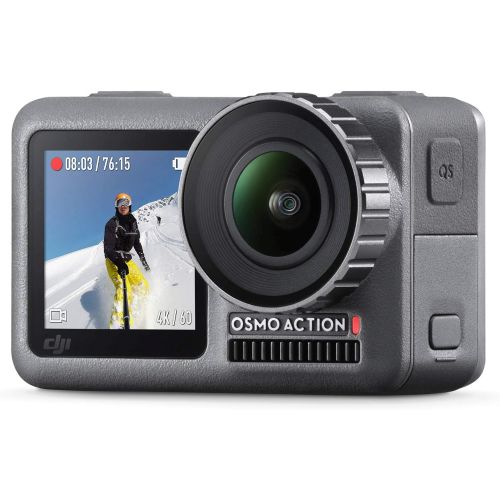 디제이아이 [아마존베스트]DJI Osmo Action 4K Camera w/ 128GB Micro SD Memory Card x2 - Mounting Kit - Cleaning Cloth and More