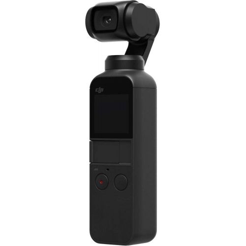 디제이아이 [아마존베스트]DJI Osmo Pocket 3 Axis Gimbal Camera - Memory Card Wallet & USB Card Reader - Monopod 70 inch - Cleaning Kit & More