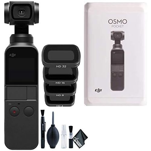 디제이아이 [아마존베스트]DJI Osmo Pocket Gimbal Camera + Osmo Pocket ND Filters Set + Cleaning Kit + Microfiber Cloth & More