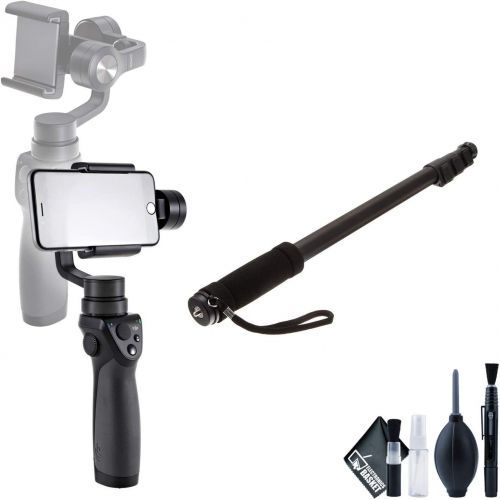 디제이아이 [아마존베스트]The DJI Osmo Mobile Gimbal Stabilizer + Cleaning Kit + Monopod 70 inch