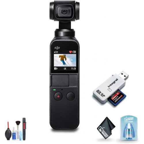 디제이아이 [아마존베스트]DJI Osmo Pocket Gimbal with Cleaning Kit