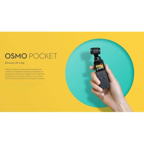 디제이아이 [아마존베스트]DJI Osmo Pocket Gimbal with Cleaning Kit