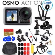 [아마존베스트]DJI Osmo Action 4K Camera Kit with 64GB MicroSD, Case, Head and Chest Strap, Dog Harness, Monopod + Much More