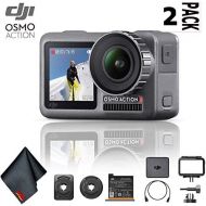 [아마존베스트]DJI Osmo 액션 4K 카메라 2 팩 번들 클리닝 천 포함