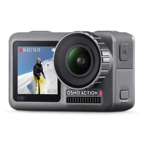 디제이아이 [아마존베스트]DJI Osmo Action 4K Camera Kit with 32GB MicroSD, Case, Head and Chest Strap, Dog Harness, Monopod + Much More