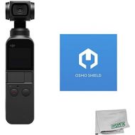 [아마존베스트]DJI 2019 Osmo Pocket Handheld 3 Axis Gimbal Stabilizer with Integrated Camera + DJI OSMO Shield (Osmo Pocket)