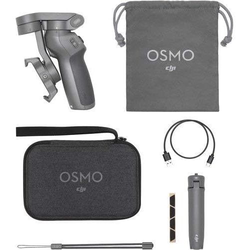 디제이아이 [아마존베스트]DJI Osmo 모바일 3 휴대용 접이식 싱글 핸드헬드 짐벌 스태빌라이저 미니 삼각대 포함 스마트폰 전용