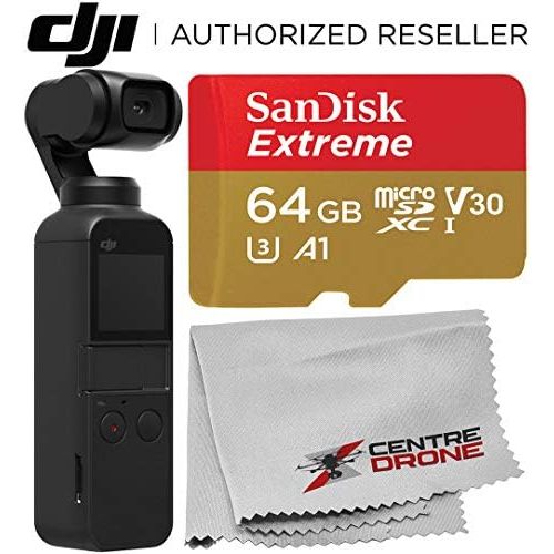 디제이아이 [아마존베스트]DJI Osmo Pocket Gimbal with SanDisk Extreme 64GB microSDXC Memory Card Bundle 64기가바이트