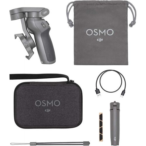 디제이아이 [아마존베스트]DJI OSMO Mobile 3 Combo Lightweight and Portable 3-Axis Handheld Gimbal Stabilizer Compatible with iPhone and Android Phones