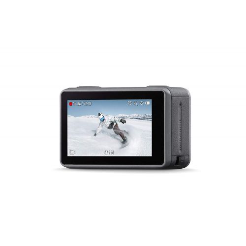 디제이아이 DJI OSMO Action Cam Digital Camera with 2 Displays 36FT/11M Waterproof 4K HDR-Video 12MP 145° Angle Black