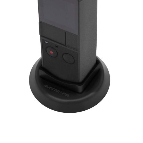 디제이아이 DJI Osmo Pocket Gimbal with Essential Accessory Bundle  Includes: SanDisk Extreme 64GB microSDXC Memory Card + Filter Set + Carrying Case + Phone Holder Bracket + Supporting Base