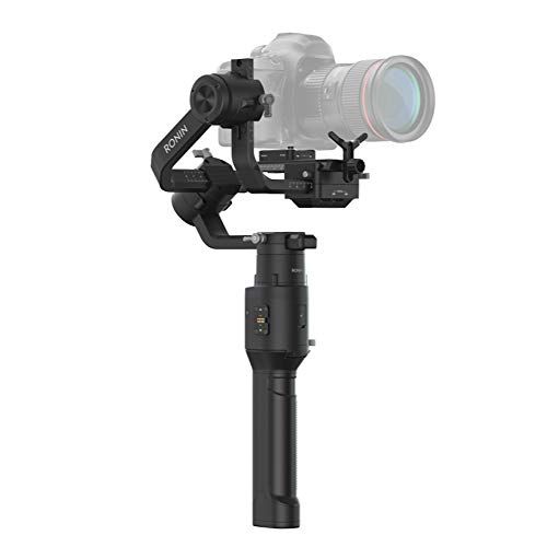 디제이아이 DJI Ronin-S Essentials Kit - Camera Stabilizer 3-Axis Gimbal Handheld for DSLR Mirrorless Cameras up to 8lbs / 3.6kg Payload for Sony Nikon Canon Panasonic Lumix, Black