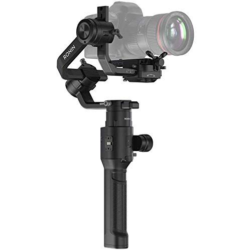디제이아이 DJI Ronin-S - Camera Stabilizer 3-Axis Gimbal Handheld for DSLR Mirrorless Cameras up to 8lbs / 3.6kg Payload for Sony Nikon Canon Panasonic Lumix, Black