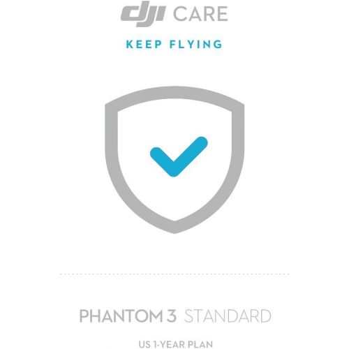 디제이아이 DJI CP.QT.000194 Phantom 3 Standard DJI Care, 1 Year Version (White/Blue)