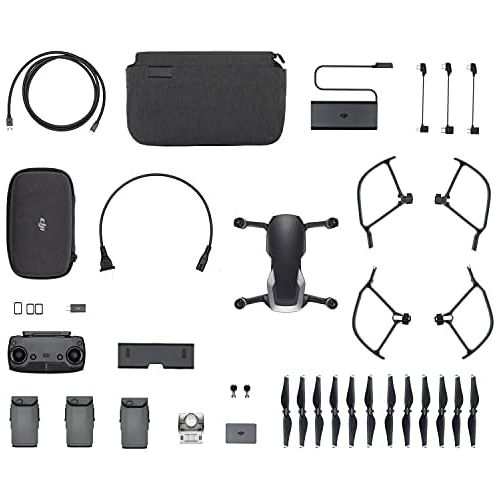 디제이아이 DJI Mavic Air Fly More Combo with DJI Care Refresh Portable Quadcopter Drone (Onyx Black)