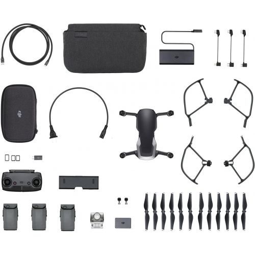 디제이아이 DJI Mavic Air Fly More Combo with DJI Care Refresh Portable Quadcopter Drone (Onyx Black)