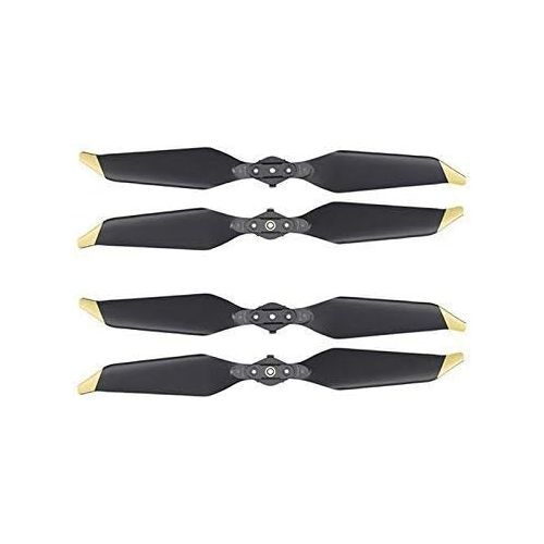 디제이아이 Amazetech OEM8743 - DJI Mavic 2 Pro Low-Noise Propellers 2 Pair Golden tip with Propeller Bag, Compatible with Mavic 2 pro and Mavic Zoom