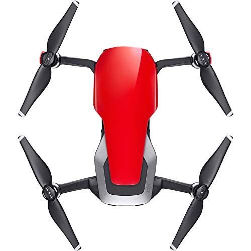 디제이아이 DJI Mavic Air Quadcopter with Remote Controller - Flame Red Max Flight Bundle with Spare Battery, and Custom Mavic Air Hard Shell Back Pack