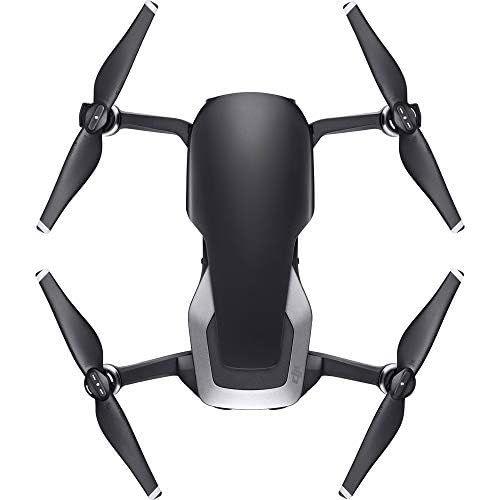 디제이아이 DJI Mavic Air Quadcopter with Remote Controller - Onyx Black Max Flight Bundle with Spare Battery, and Custom Mavic Air Hard Shell Back Pack