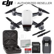 DJI Spark Portable Mini Drone Quadcopter Starters Bundle (Alpine White)