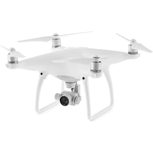 디제이아이 DJI Phantom 4 (Version UE) - Drone Quadricoptere avec Camera - Offre 30-Min de Vol - Camera 4K - Photos & Videos HD - Design EElegant - 5 Capteurs Optiques - Radiocommande avec Supp