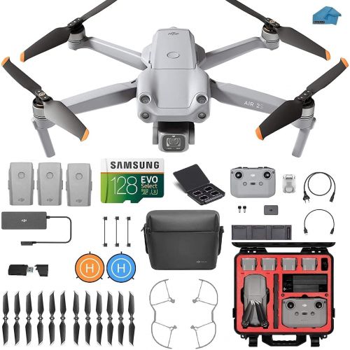 디제이아이 DJI Mavic 2 PRO Drone Quadcopter, with ND, Cpl Lens Filters, Waterproof Case and Backpack, 64GB SD Card, VR Goggles, with Hasselblad Video Camera Gimbal Bundle Kit with Must Have A