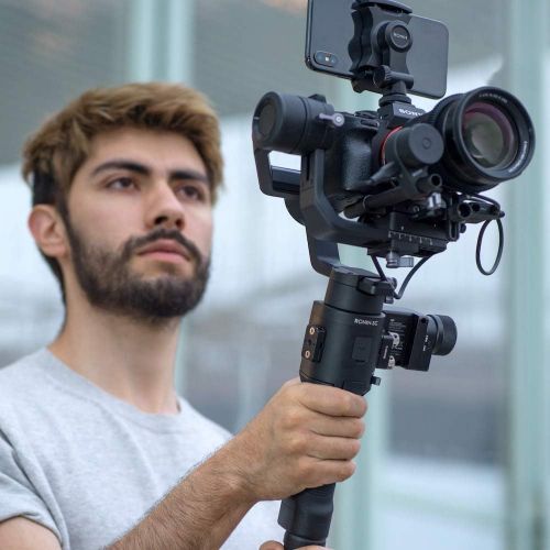 디제이아이 DJI Ronin-SC Pro Combo - Camera Stabilizer 3-Axis Gimbal Handheld for Mirrorless Cameras up to 4.4 lbs / 2kg Payload for Sony Panasonic Lumix Nikon Canon with Focus Wheel, Black