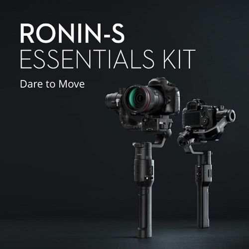 디제이아이 DJI Ronin-S Essentials Kit - Camera Stabilizer 3-Axis Gimbal Handheld for DSLR Mirrorless Cameras up to 8lbs / 3.6kg Payload for Sony Nikon Canon Panasonic Lumix, Black