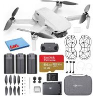 DJI Mavic Mini Fly More Combo Ultralight Foldable 3-Axis GPS Quadcopter Drone with 2.7K FHD Camera - 30 Min. Flight Time, 2.5 Mile Range, Includes 3 Batteries, Carrying Bag and Mor