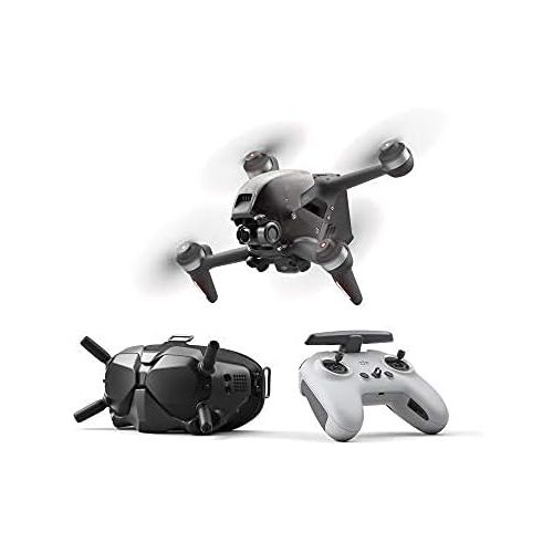 디제이아이 DJI FPV Combo w/ Fly More Kit (2 more batteries & 1 charging hub) - First-Person View Drone Quadcopter UAV w/ 4K Camera, Flight Mode, Super-Wide 150° FOV, HD Low-Latency Transmissi