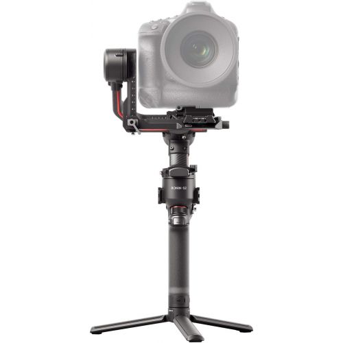 디제이아이 DJI RS 2 - 3-Axis Gimbal Stabilizer for DSLR and Mirrorless Cameras, Nikon, Sony, Panasonic, Canon, Fuji, 10lbs Tested Payload, 1.4” Full-Color Touchscreen, Carbon Fiber Constructi