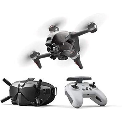 디제이아이 DJI FPV Combo with Motion Controller - First-Person View Drone Quadcopter UAV with 4K Camera, S Flight Mode, Super-Wide 150° FOV, HD Low-Latency Transmission, Emergency Brake and H