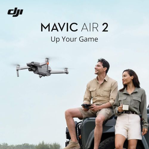 디제이아이 DJI Mavic Air 2 - Drone Quadcopter UAV with 48MP Camera 4K Video 8K Hyperlapse 1/2 CMOS Sensor 3-Axis Gimbal 34min Flight Time ActiveTrack 3.0 Ocusync 2.0, Gray