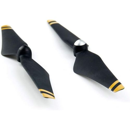 디제이아이 DJI Phantom 2 & 3 Series Carbon Fiber Reinforced Self-Tightening Propellers Props, 24 x 12.7cm, 2 Pack, Black with Yellow Stripes