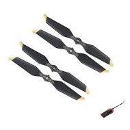 DJI Genuine Mavic Low-Noise Quick-Release Propellers Golden(8331) 2 Pairs, with Luckybird USB Reader