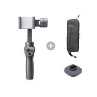 DJI Osmo Mobile 2 3-Axis Handheld Gimbal Lightweight Stabilizer for iPhone & Android Smartphones with Carry Case and Base