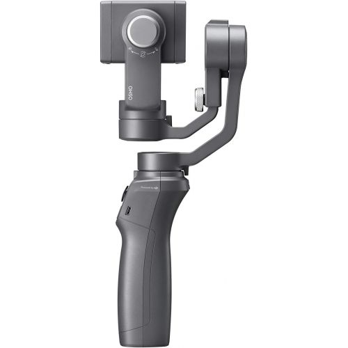 디제이아이 DJI Osmo Mobile 2 3-Axis Handheld Gimbal Stabilizer for iPhone & Android Smartphones with PGYTECH Action Camera Adapter