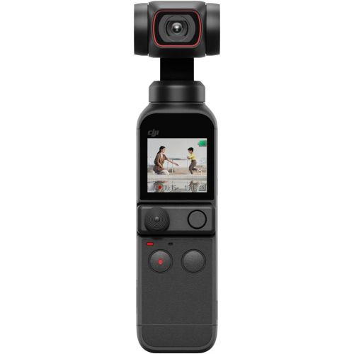 디제이아이 DJI Pocket 2 - Handheld 3-Axis Gimbal Stabilizer with 4K Camera, 1/1.7” CMOS, 64MP Photo, Pocket-Sized, ActiveTrack 3.0, Glamour Effects, YouTube TikTok Video Vlog, for Android and